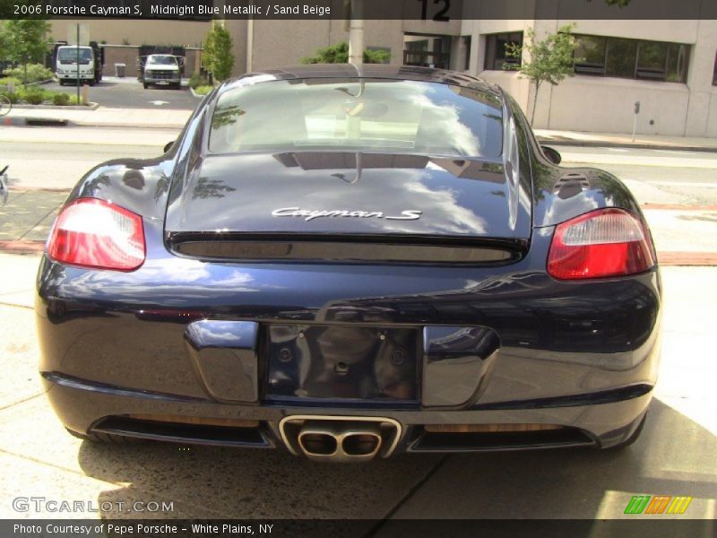 Midnight Blue Metallic / Sand Beige 2006 Porsche Cayman S