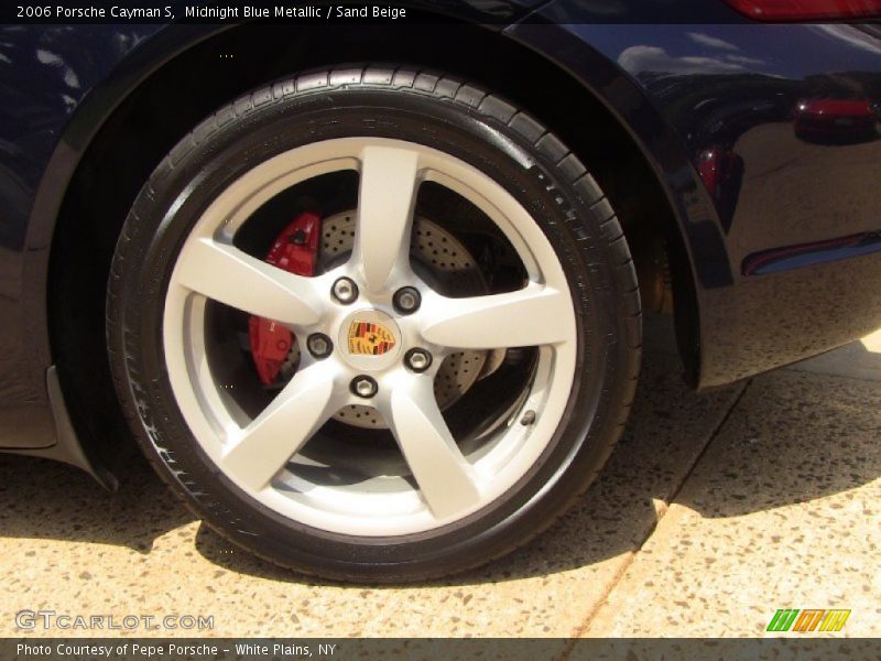 Midnight Blue Metallic / Sand Beige 2006 Porsche Cayman S