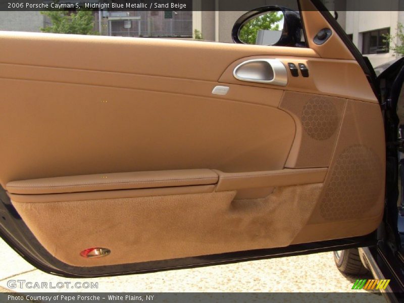 Midnight Blue Metallic / Sand Beige 2006 Porsche Cayman S