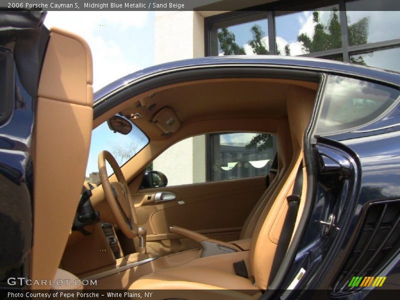 Midnight Blue Metallic / Sand Beige 2006 Porsche Cayman S