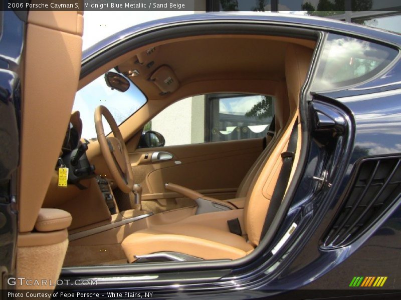 Midnight Blue Metallic / Sand Beige 2006 Porsche Cayman S