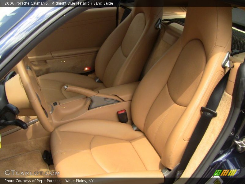 Midnight Blue Metallic / Sand Beige 2006 Porsche Cayman S