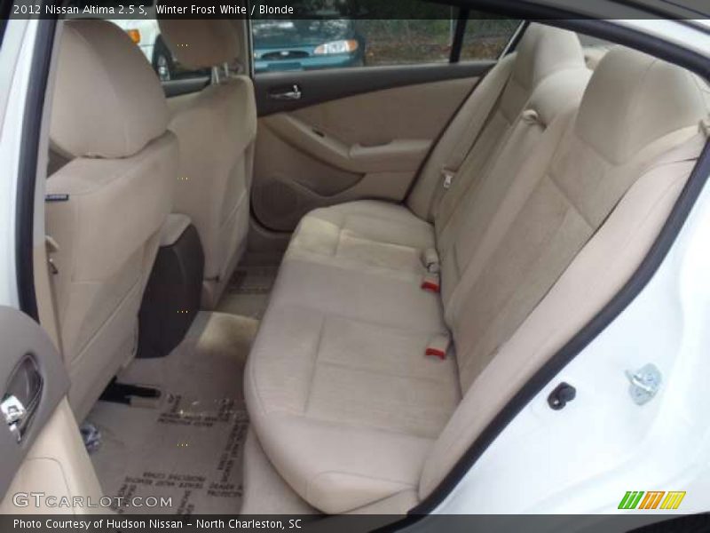 Winter Frost White / Blonde 2012 Nissan Altima 2.5 S