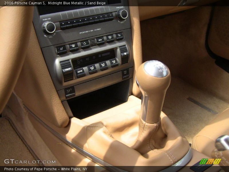 Midnight Blue Metallic / Sand Beige 2006 Porsche Cayman S