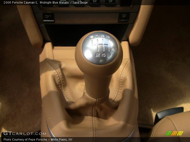 Midnight Blue Metallic / Sand Beige 2006 Porsche Cayman S
