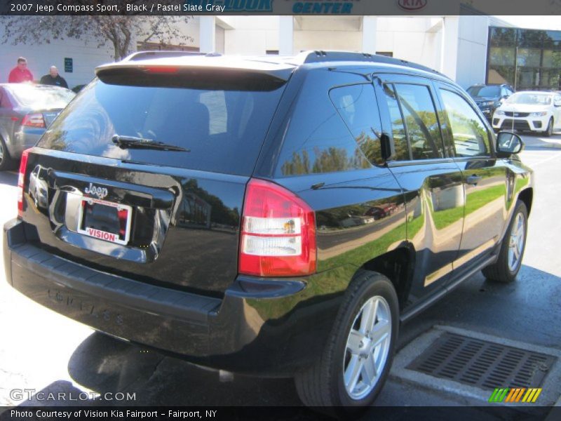 Black / Pastel Slate Gray 2007 Jeep Compass Sport