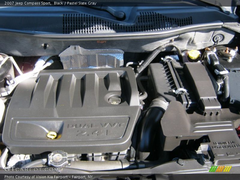 Black / Pastel Slate Gray 2007 Jeep Compass Sport