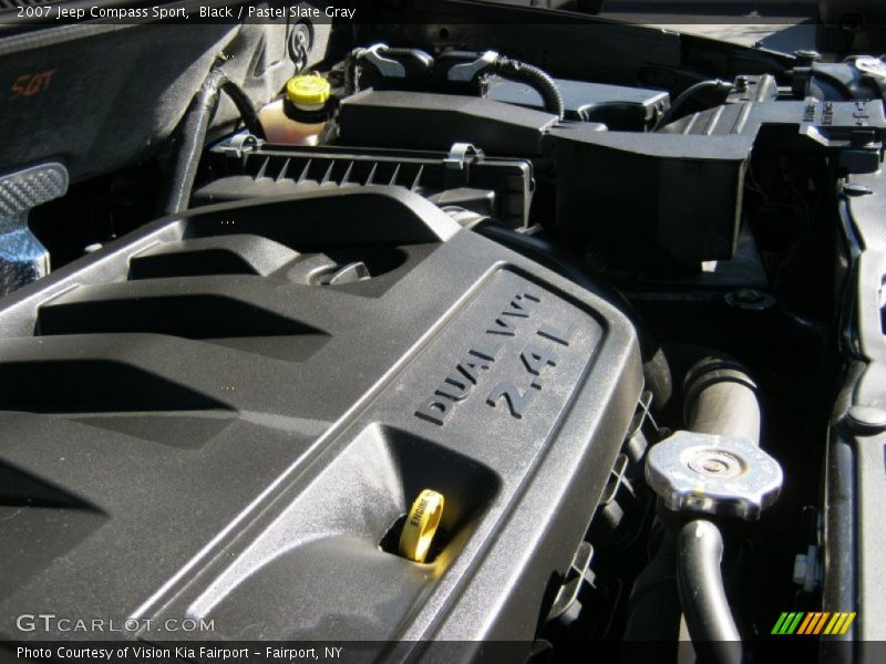 Black / Pastel Slate Gray 2007 Jeep Compass Sport