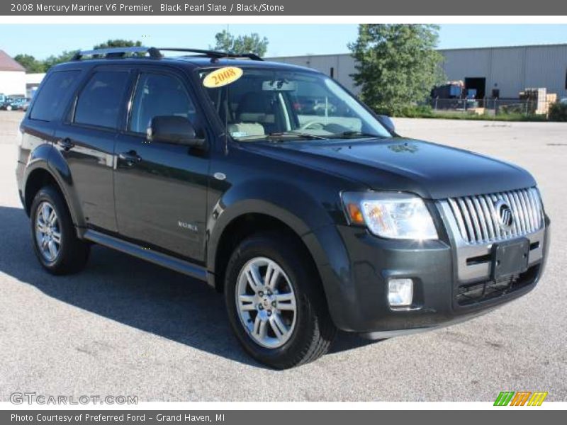 Black Pearl Slate / Black/Stone 2008 Mercury Mariner V6 Premier