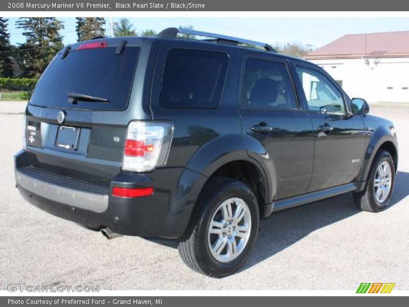 Black Pearl Slate / Black/Stone 2008 Mercury Mariner V6 Premier