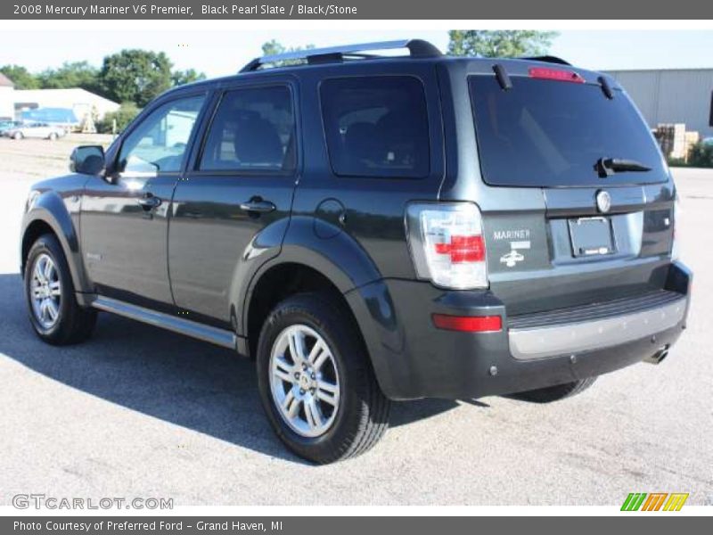 Black Pearl Slate / Black/Stone 2008 Mercury Mariner V6 Premier