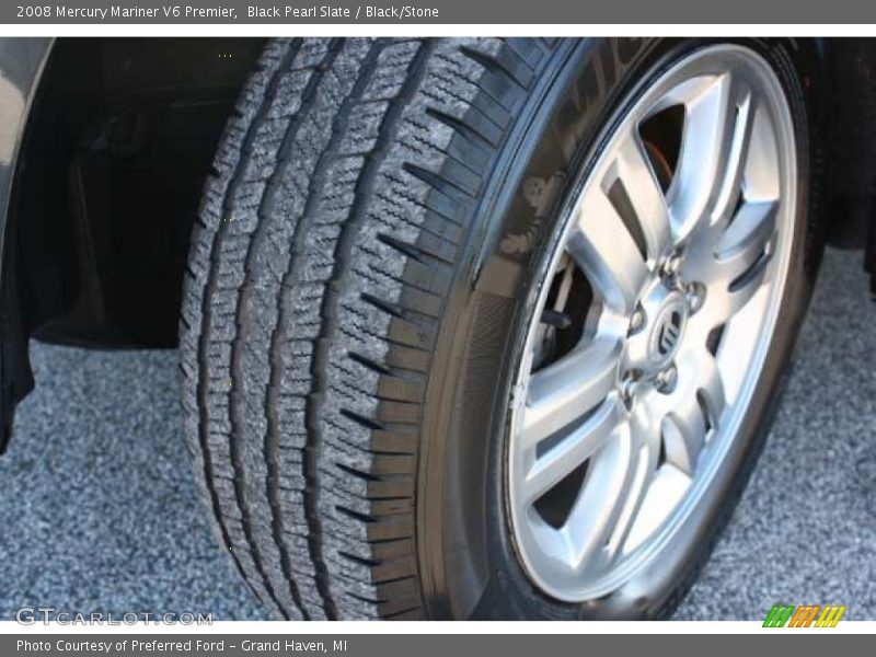Black Pearl Slate / Black/Stone 2008 Mercury Mariner V6 Premier