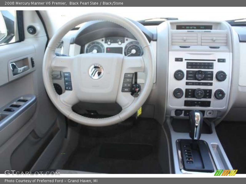 Black Pearl Slate / Black/Stone 2008 Mercury Mariner V6 Premier