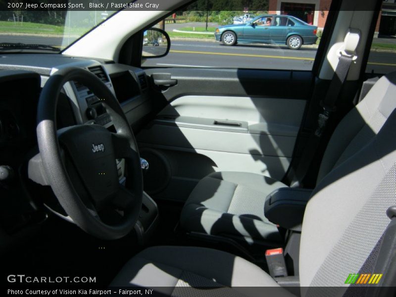 Black / Pastel Slate Gray 2007 Jeep Compass Sport