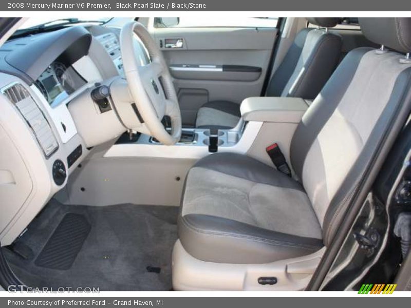 Black Pearl Slate / Black/Stone 2008 Mercury Mariner V6 Premier