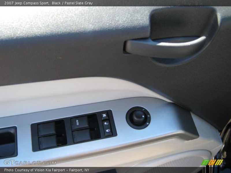 Black / Pastel Slate Gray 2007 Jeep Compass Sport