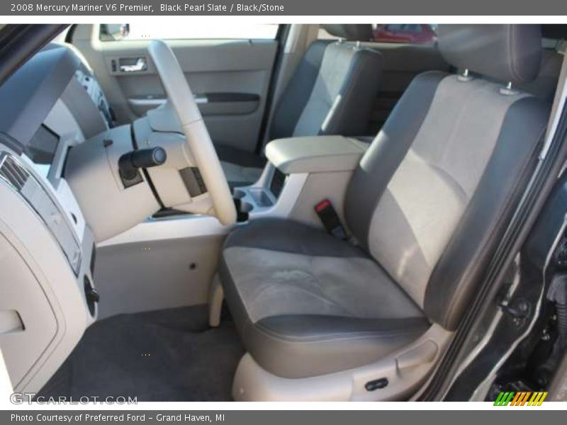 Black Pearl Slate / Black/Stone 2008 Mercury Mariner V6 Premier