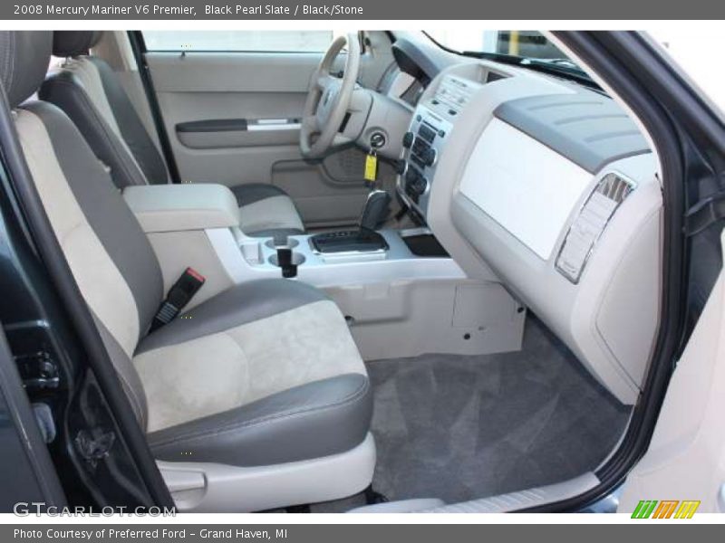 Black Pearl Slate / Black/Stone 2008 Mercury Mariner V6 Premier