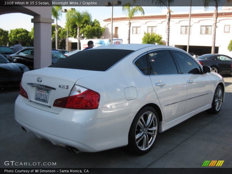 Moonlight White / Graphite 2008 Infiniti M 35 S Sedan