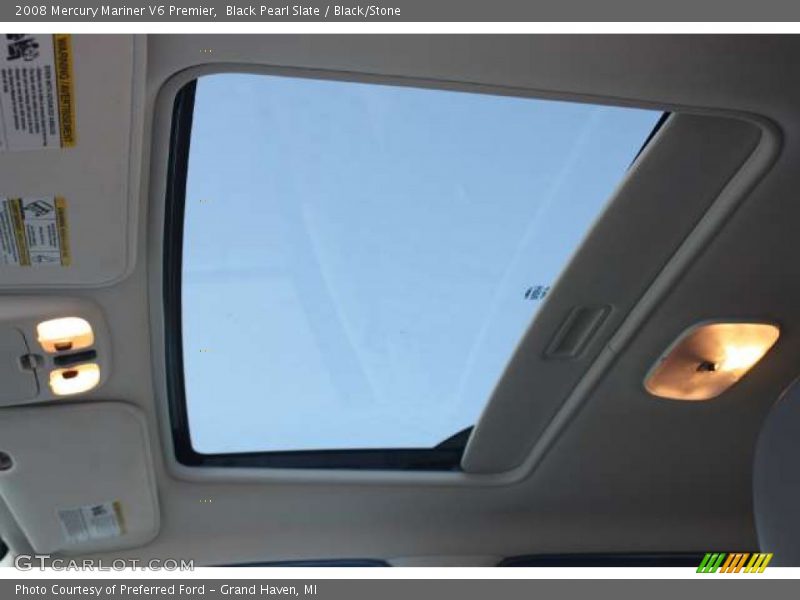 Black Pearl Slate / Black/Stone 2008 Mercury Mariner V6 Premier