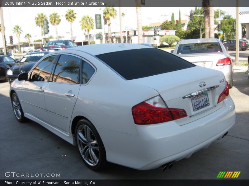 Moonlight White / Graphite 2008 Infiniti M 35 S Sedan