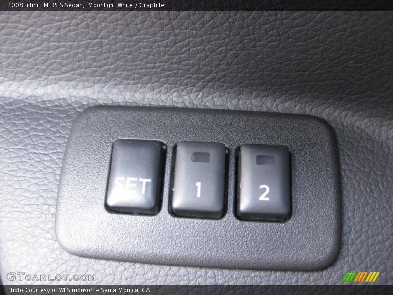 Moonlight White / Graphite 2008 Infiniti M 35 S Sedan