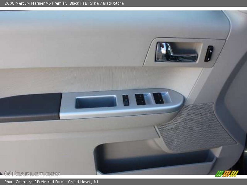 Black Pearl Slate / Black/Stone 2008 Mercury Mariner V6 Premier