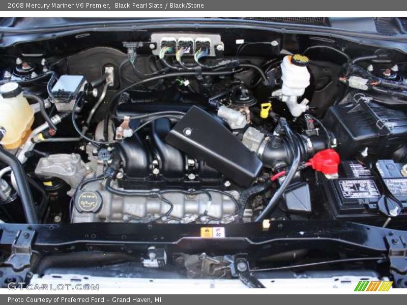 Black Pearl Slate / Black/Stone 2008 Mercury Mariner V6 Premier