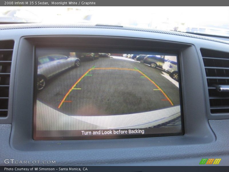Moonlight White / Graphite 2008 Infiniti M 35 S Sedan