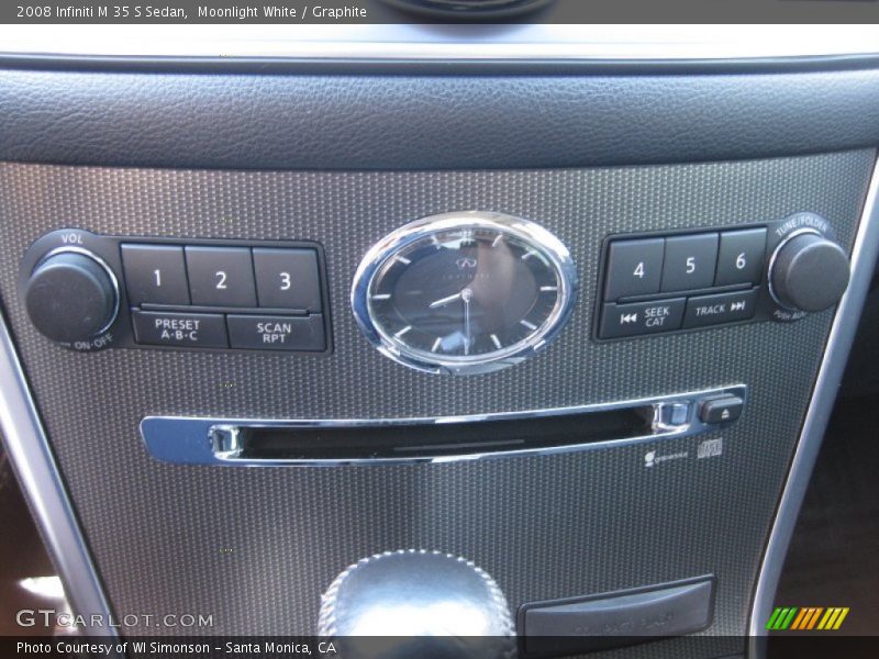 Moonlight White / Graphite 2008 Infiniti M 35 S Sedan