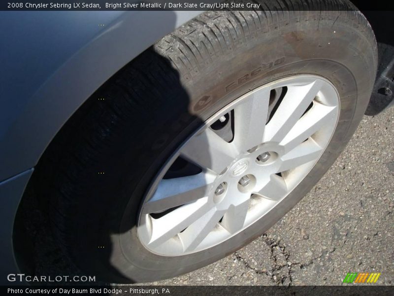Bright Silver Metallic / Dark Slate Gray/Light Slate Gray 2008 Chrysler Sebring LX Sedan