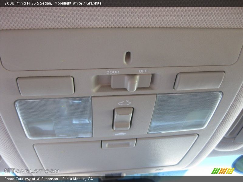 Moonlight White / Graphite 2008 Infiniti M 35 S Sedan