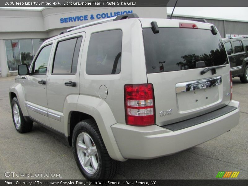 Light Graystone Pearl / Pastel Slate Gray 2008 Jeep Liberty Limited 4x4