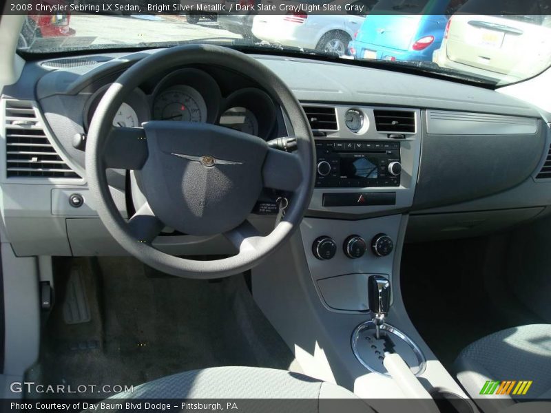 Bright Silver Metallic / Dark Slate Gray/Light Slate Gray 2008 Chrysler Sebring LX Sedan