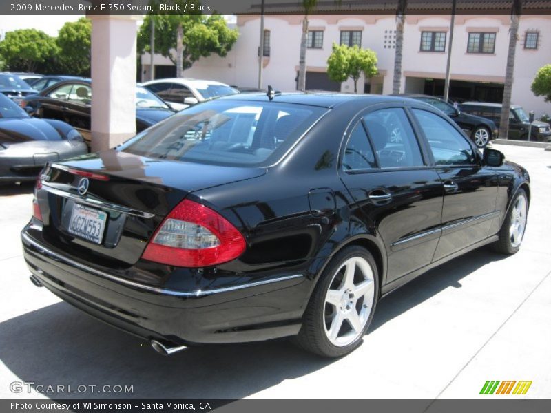 Black / Black 2009 Mercedes-Benz E 350 Sedan