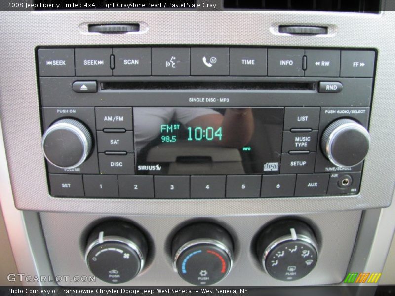 Light Graystone Pearl / Pastel Slate Gray 2008 Jeep Liberty Limited 4x4