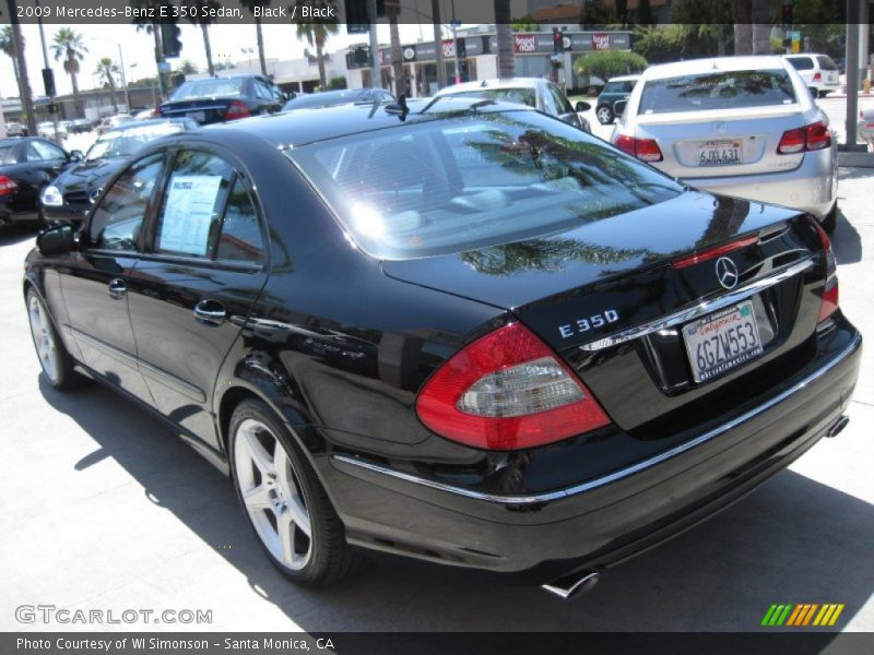 Black / Black 2009 Mercedes-Benz E 350 Sedan