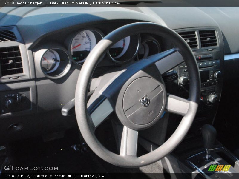 Dark Titanium Metallic / Dark Slate Gray 2008 Dodge Charger SE