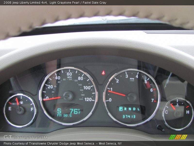Light Graystone Pearl / Pastel Slate Gray 2008 Jeep Liberty Limited 4x4