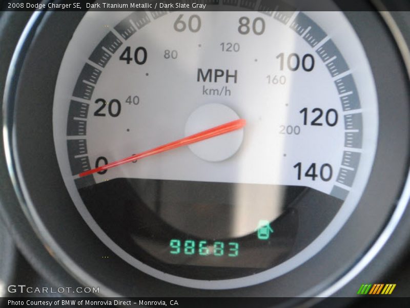 Dark Titanium Metallic / Dark Slate Gray 2008 Dodge Charger SE