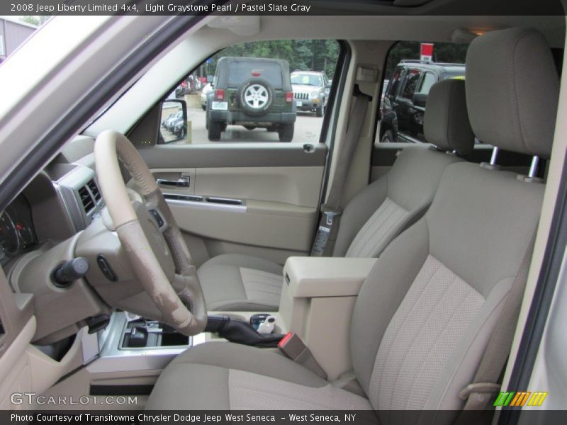 Light Graystone Pearl / Pastel Slate Gray 2008 Jeep Liberty Limited 4x4