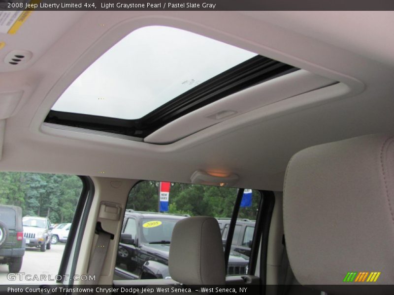 Light Graystone Pearl / Pastel Slate Gray 2008 Jeep Liberty Limited 4x4