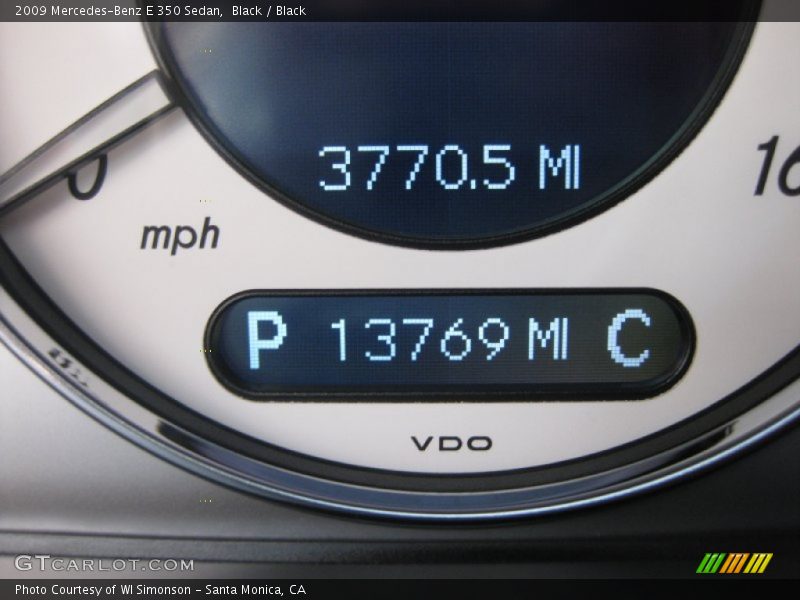 Black / Black 2009 Mercedes-Benz E 350 Sedan