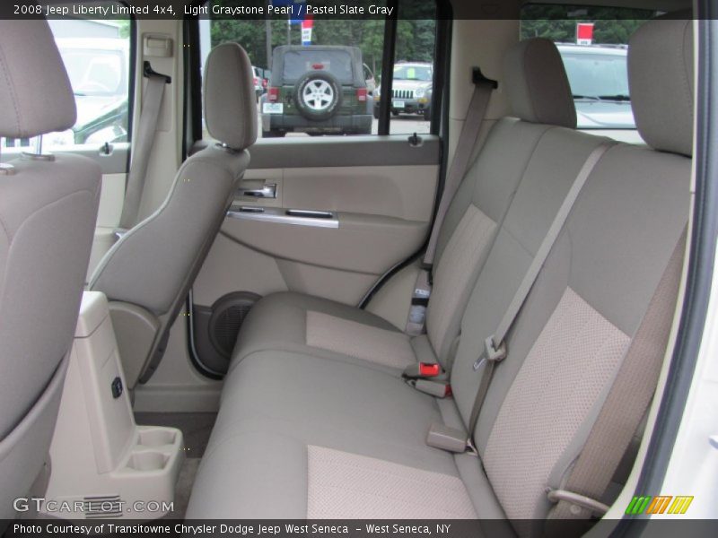 Light Graystone Pearl / Pastel Slate Gray 2008 Jeep Liberty Limited 4x4