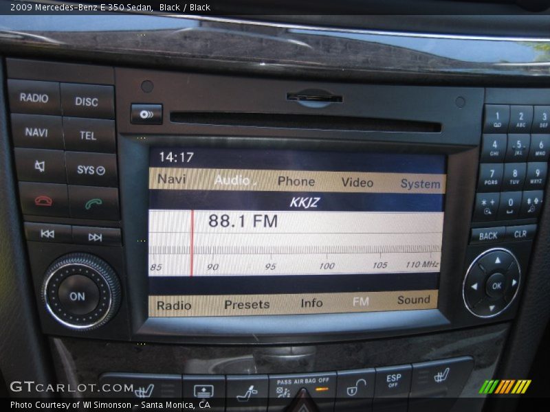 Black / Black 2009 Mercedes-Benz E 350 Sedan