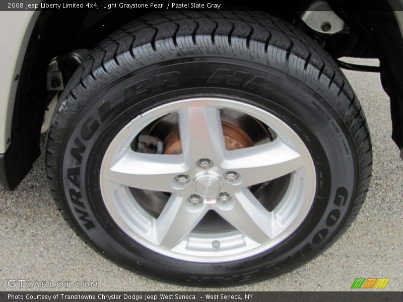 Light Graystone Pearl / Pastel Slate Gray 2008 Jeep Liberty Limited 4x4