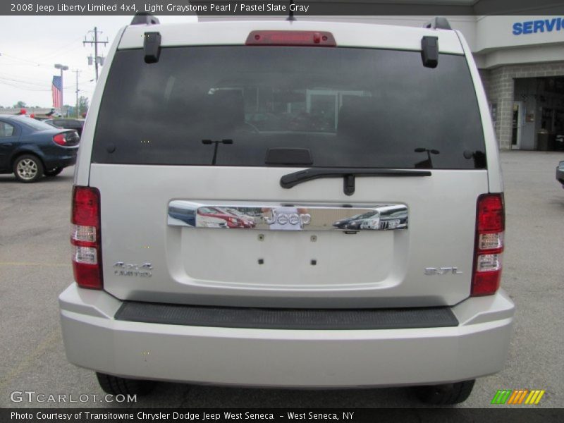 Light Graystone Pearl / Pastel Slate Gray 2008 Jeep Liberty Limited 4x4