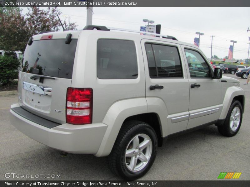 Light Graystone Pearl / Pastel Slate Gray 2008 Jeep Liberty Limited 4x4