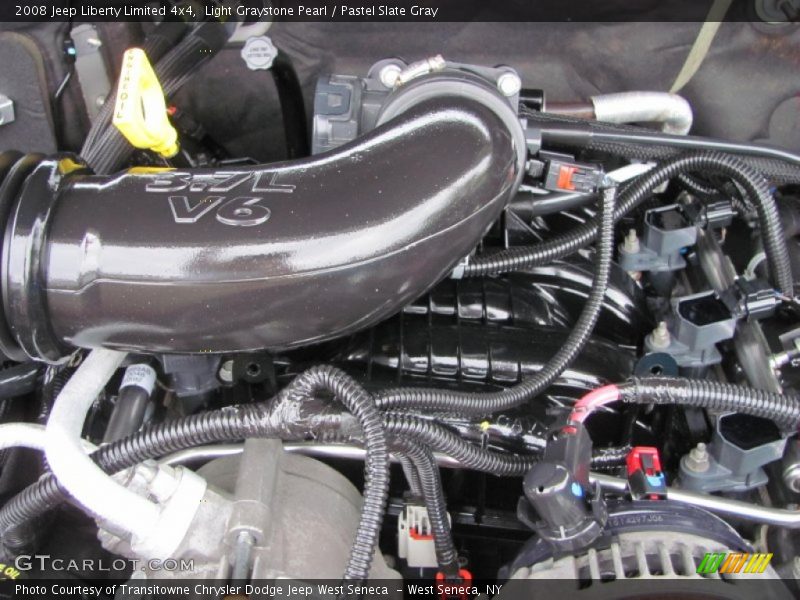 Light Graystone Pearl / Pastel Slate Gray 2008 Jeep Liberty Limited 4x4
