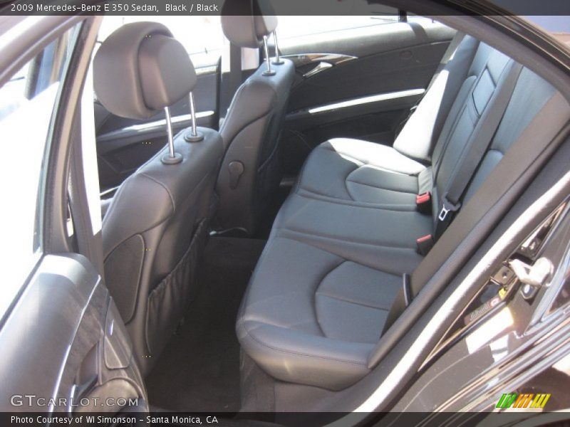 Black / Black 2009 Mercedes-Benz E 350 Sedan